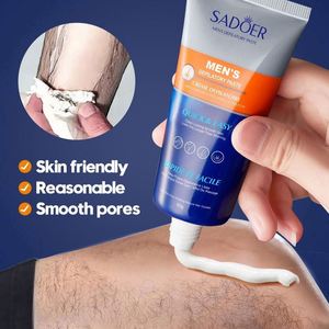 Crema <span class=keywords><strong>Depilatoria</strong></span> Permanente per <span class=keywords><strong>Uomo</strong></span>, Naturale e Organica, ad Azione Rapida in 5 Minuti, Indolore per Tutto il Corpo, Etichetta Privata - Product Image 6