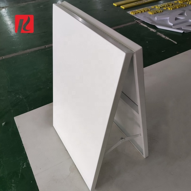 Kexian Custom Outdoor Advertising Boards a Frame Sign Metal Sidewalk Signboard Floor Sign Business a Frame Sign Stand