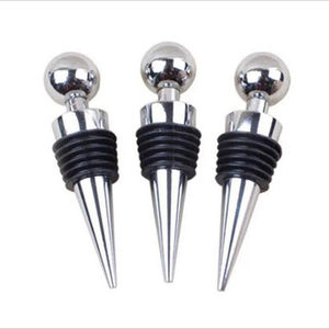 Wine <b>Stopper</b> Metal Cone Shape With Rubber Seal For <b>Bottle</b> Sealing - Product Image 4