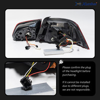 Conjunto de luces traseras LED completas para VW Magotan Passat B7 2012-2016, secuenciales, con función de freno, Canbus, Plug and Play, autopartes