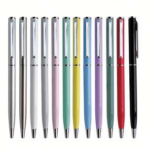 Bolígrafo Metálico Personalizable con Logotipo, Diseño Delgado y Novedoso para Empresas, Promociones, Oficinas, Hoteles, Regalos Publicitarios - Product Image 5