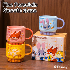 Tazza in Ceramica <span class=keywords><strong>Disney</strong></span> Zootopia 360ml, Bicchiere per Bambini con Impugnatura e Rilievo 3D su Entrambi i Lati, per Casa e Regalo - Product Image 6