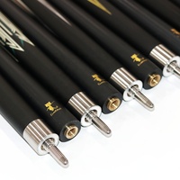 Queue de billard en fibre de carbone 1/2, design tendance, joint Uni-Loc, pointe multicouche 12,5 mm, longueur 57 pouces, en promotion