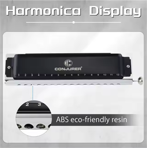Excelente armónica cromática de 16 agujeros y 64 tonos, órgano de boca profesional, instrumento Musical para artistas, fabricado por CONJURER - Product Image 3