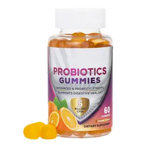Private Label Natuurlijke Prebiotische Gummies Supplementen Verbeteren De Spijsvertering Probiotica Gummy