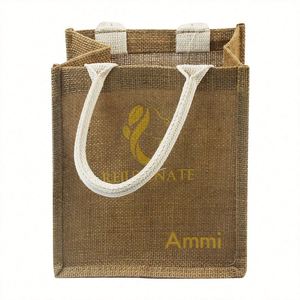 High Quality <b>Small</b> Beach Tote <b>Shopping</b> Bag Reusable Eco Natural Jute Gift Bag Print Abaca Tote Bag for Women - Product Image 1