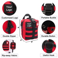 200 pièces trousse de premiers soins de survie tactique d'urgence sac pour Camping en plein air randonnée Sports