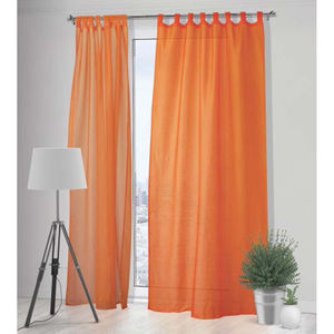 Cortina de Poliéster LIZA con Ojales 140X280CM Naranja - Product Image 1
