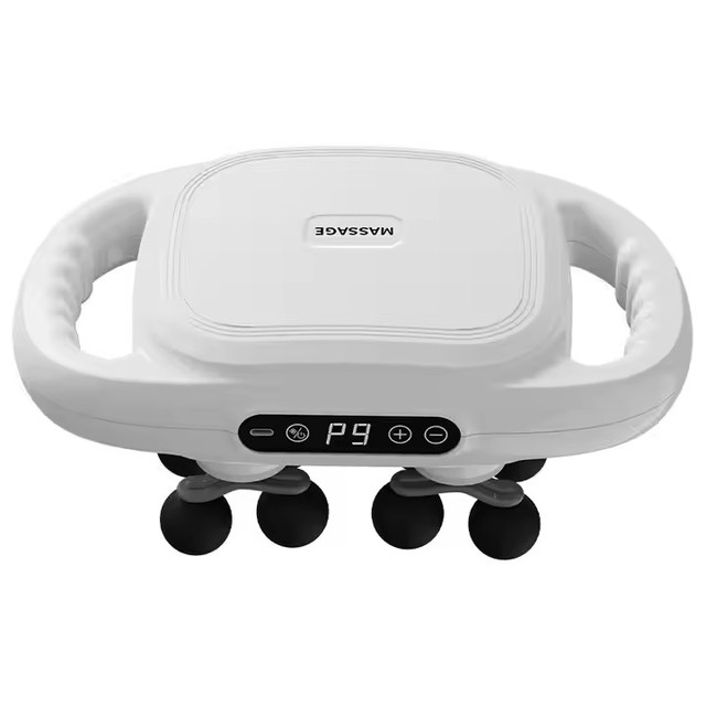 12-Heads Massages With Silent High Intensity Percussion 9 Speeds Massage Device for Back Neck Muscle Relieve