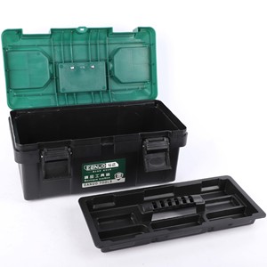 Eanuo Plastic Toolbox 18 Inch Double Layer Portable With Large Capacity For <b>Tools</b> Storage - Product Image 1