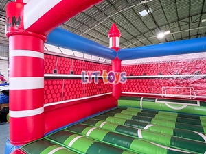 Structure Gonflable Professionnelle Thème Football en PVC Haute Résistance Capacité 200-500kg Garantie 3 Ans pour Usage Professionnel - Product Image 5
