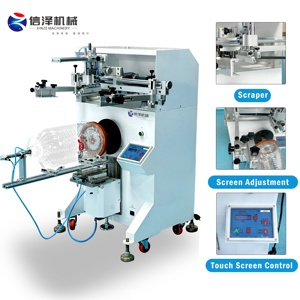 Máquina de Impresión de Botellas y Frascos de Vidrio, Máquina de Serigrafía Semiautomática para Imprimir en Vasos Redondos de Plástico y Vasos de PP - Product Image 4