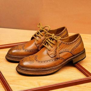 Nouvelles Chaussures en Cuir Véritable pour Hommes à Lacets, Grande Taille, Style Décontracté et Habillé, Chaussures en Cuir Décontractées pour Hommes - Product Image 5