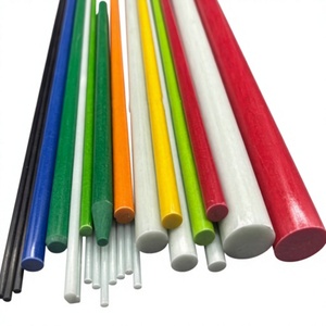 E-glass <b>Rod</b> FRP Fiber Reinforced <b>Plastic</b> <b>Rod</b> Pole - Product Image 1