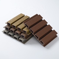 Revêtement extérieur en co-extrusion Revêtement extérieur en bois composite en plastique Panneaux muraux extérieurs en bois composite