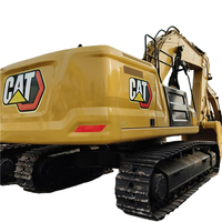 Excavatrice sur chenilles Caterpillar 345GC d'occasion pour l'exportation mondiale, avec pompe hydraulique CAT d'origine, en excellent état et peu utilisée, disponible en entrepôt.