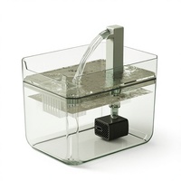 Fontaine à eau automatique pour animaux de compagnie, grande capacité, distributeur d'eau pour chat et chien en polypropylène pour la maison