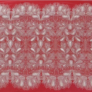 Nuovo disegno ricamato tessuto francese maglia pizzo paillettes pizzo abito da sposa abito da sposa - Product Image 1