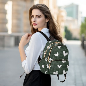 Hawaiian Bags Customs logo Two Size <b>Small</b> and Larger <b>Backpacks</b> Light Quilted Casual Women's Sports <b>Backpack</b> - Product Image 6