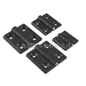 Bisagra para Puerta de Gabinete Metálico Hiteken, 60x60x6mm, Aleación de Zinc Negra, Bisagra Industrial para Caja Eléctrica, Accesorios para Máquinas Herramienta - Product Image 2