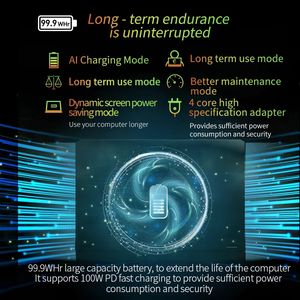 Ordinateur portable de jeu pour étudiant <span class=keywords><strong>MSI</strong></span> Thor 17,3 pouces QHD 240 Hz, processeur 7 7840HX, carte graphique RTX 4060, 16 Go de RAM DDR5, SSD 1 To Gen4 - Product Image 3