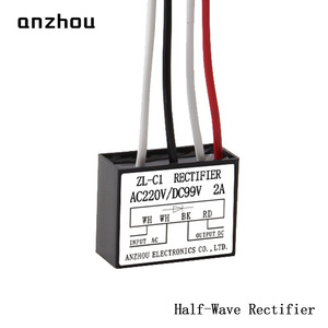 Rectificador de media onda ZL-C2 380 VCA 170 VCC 2 A para montaje a través de orificio - Product Image 2