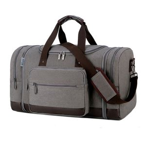 Nuevas llegadas de bolsos de lona para mujer, bolsos de viaje tipo duffel para exteriores. - Product Image 1
