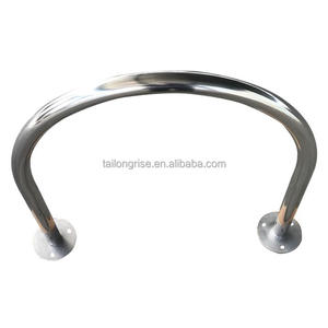 Support de vélo en acier inoxydable avec anneau de fixation, durable, pour le <span class=keywords><strong>stationnement</strong></span> et le rangement des vélos en zone publique - Product Image 1