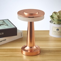 Lampe de table d'haltère créative moderne à piles 5V pour chambre à coucher salon camping-salle de lecture décorative