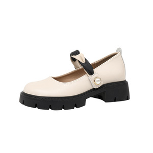 Zapatos <span class=keywords><strong>de</strong></span> Verano Elegantes Estilo Mary Jane para Mujer, 2024, Suela Gruesa, Diseño con Perlas, Ligeros, Transpirables, con Plataforma - Product Image 5
