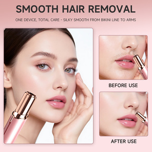 Épilateur électrique pour le visage et les lèvres, éliminateur de poils de vison avec lumière, rasoir facial indolore pour femmes - Product Image 4