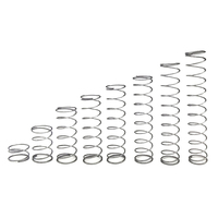 Ressorts de compression robustes en acier inoxydable, bobinés sur mesure, zingués, haute précision pour l'industrie et la quincaillerie