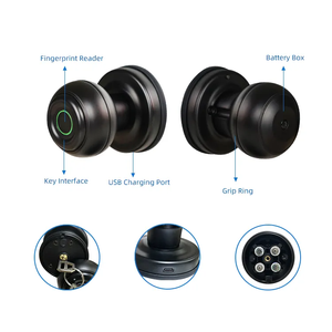 Kunci tombol pintar membuka cara aplikasi Tuya Ble kunci sidik jari kunci <span class=keywords><strong>Digital</strong></span> untuk pintu kayu dalam ruangan - Product Image 4