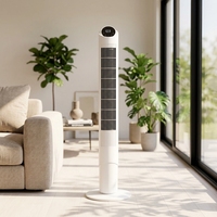 Ventilateur sur pied Manggis à trois vitesses oscillant avec télécommande, faible bruit, refroidissement de l'air, boîte cadeau, commande numérique
