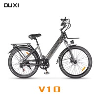 Vélo Électrique Pliant FLM V10 26 Pouces à Cadre Bas, Frein Hydraulique, 36V 250W, pour Adulte, Idéal pour les Trajets Quotidien (Expédition depuis l'Entrepôt Outre-mer)