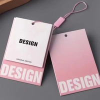 Etiquetas de Papel Blanco Impresas con Logotipo Personalizado, Etiquetas Rectangulares Largas para Ropa, Etiquetas de Marca para Prendas de Vestir, Venta al por Mayor Personalizada