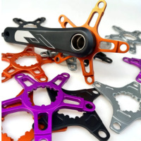 Adaptateur de plateau de chaîne en aluminium usiné CNC OEM pour composants de vélo avec usinage