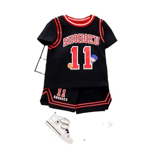 carino coreano uniforme per bambini Suppliers-Baby basketball sportswear kids abito a maniche corte Doll basketball sports abito a maniche corte coreano carino