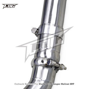 Auto Valvetronic Catback para Dodge Challenger Hellcat SRT 6,2 T 2016-2022 SUS304 H tubo resonador Catback silenciador carrera escape - Product Image 3