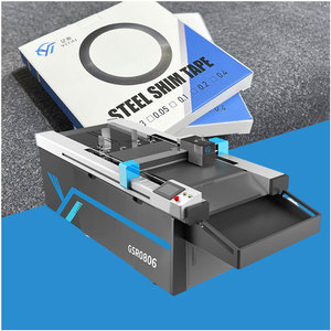 <span class=keywords><strong>CNC</strong></span> kỹ thuật số các tông sóng Vinyl phẳng cắt decal hộp <span class=keywords><strong>carton</strong></span> mẫu máy làm cho dán - Product Image 4