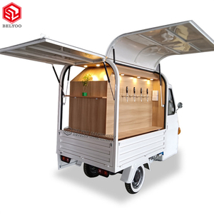 Carrito eléctrico personalizado Ape 50, carrito expendedor de jugo, triciclo, camión de comida, café, con cocina completa - Product Image 6