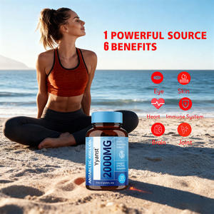 OEM/ODM Huile de poisson oméga-3 naturelle sans gluten Huile de krill antarctique Capsules molles pour la santé du cœur et du cerveau Certifié GMP HACCP QS - Product Image 4