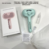 Tondeuse de toilettage pour animaux domestiques à déclenchement rapide, démêlage en profondeur des poils flottants, en acier inoxydable, avec boîte de rangement de protection portable