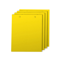 20x10 cm Dubbelzijdige Biologische Muggenvanger Kleverige Insectenlijm Monitor Waterdichte Vliegende Insectenstickers voor Veld/Boerderij/Kas