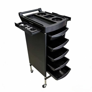 Hairdressing Trolley High-<b>end</b> Hair Salon Specialized Salon Tool Cart Hair Salon Storage <b>Bar</b> Cart - Product Image 1
