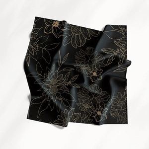 Custom Silk Scarf for Women Hand Rolled <b>Edges</b> 100% Pure Silk Lightweight Elegant Fashion Accessory for Ladies Luxury Gift Idea - Product Image 2