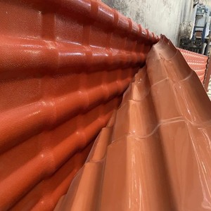 ASA Weather Resistant Synthetic Resin Corrugated <strong>Tile</strong> Wide Thickened Anti Aging Roof <strong>Tile</strong> System - Product Image 6