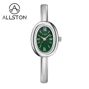 Montre pour femme Virtue Simple Fashion, étanche, boîtier en alliage doré, petit cadran ovale, chiffres romains, mouvement japonais, montre pour femme - Product Image 4