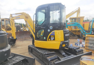 Excavadoras Usadas Originales de Japón, Excavadoras de Cadenas Komatsu PC 50 para Obras de Construcción, Komatsu PC50 - Product Image 5