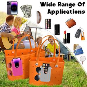 Support de téléphone en silicone pour sacs Bogg étui de téléphone compatible sac fourre-tout de plage accessoire support de téléphone pour sacs de plage similaires Bogg - Product Image 6